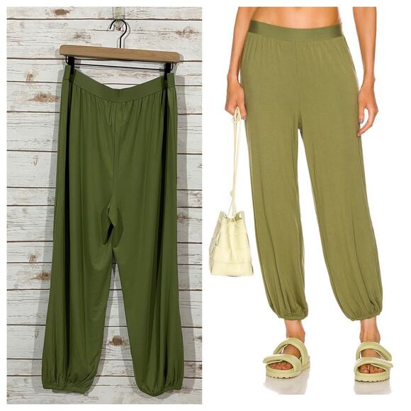 NWT Bandier Le Ore Como Modal Pant - Olive - XL - Picture 1 of 10
